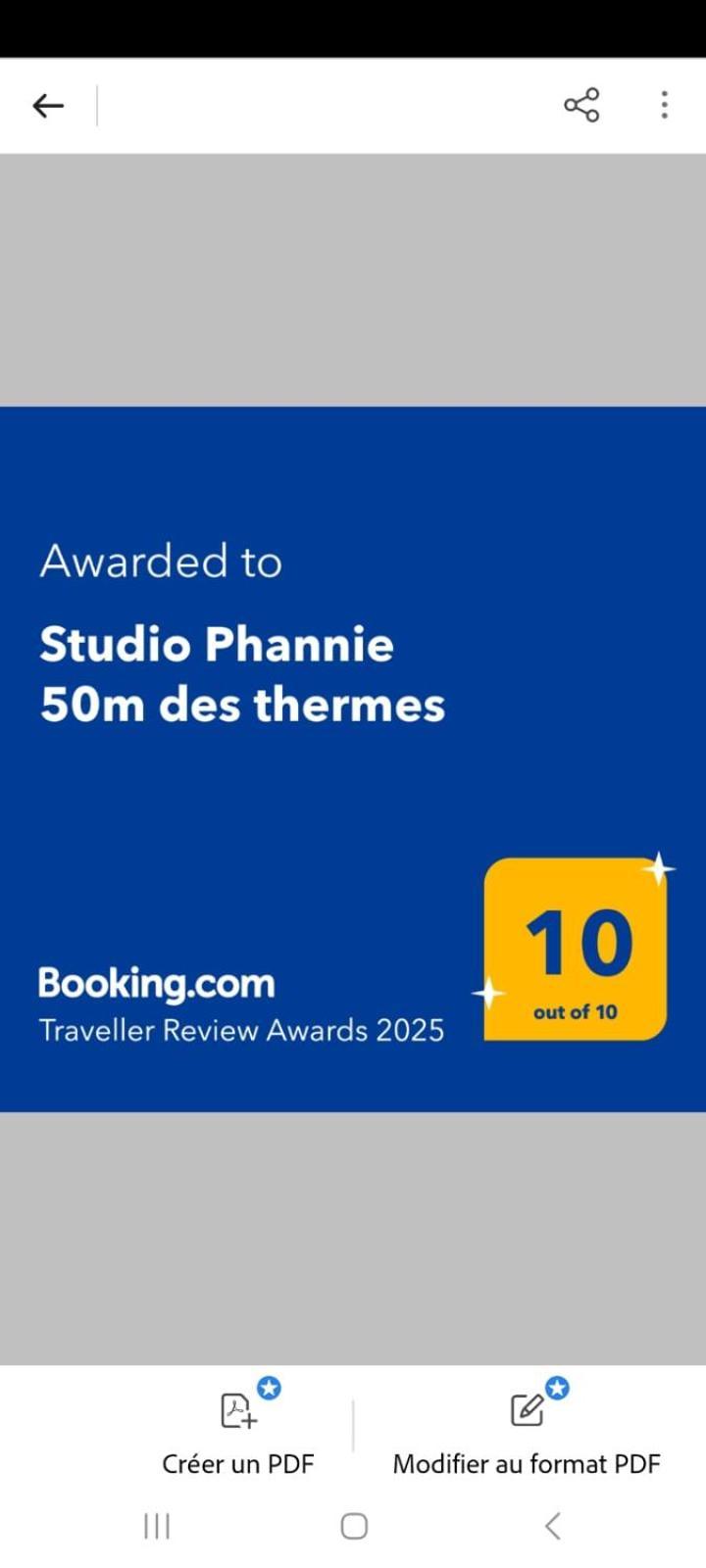 אמלי-לה-באינס-פללדה Studio Phannie Renove 50M Cures מראה חיצוני תמונה